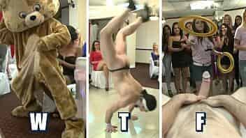 DANCINGBEAR - Big Dick Male Strippers Slinging Cock At Bachelorette Party video