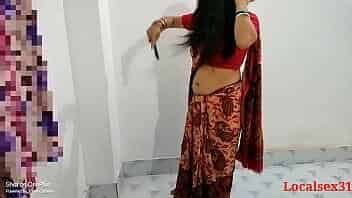 Indian Red Saree Wife Sex video