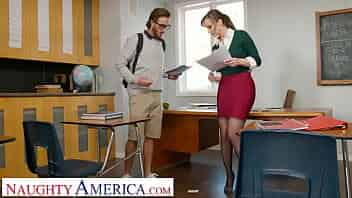 Naughty America - Lexi Luna helps her student deal with his high stress levels video