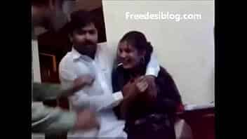 Pakistani Desi girl and boy enjoy in hostel room video