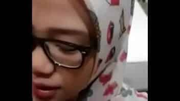 Tudung cumshot muka video